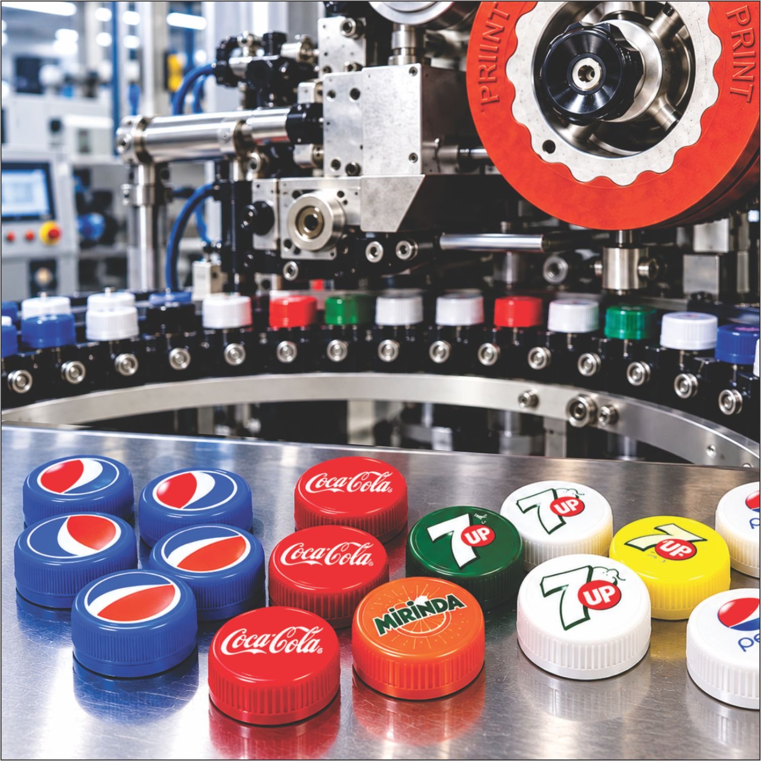 Roztar solvent based rotary pad printing ink cans