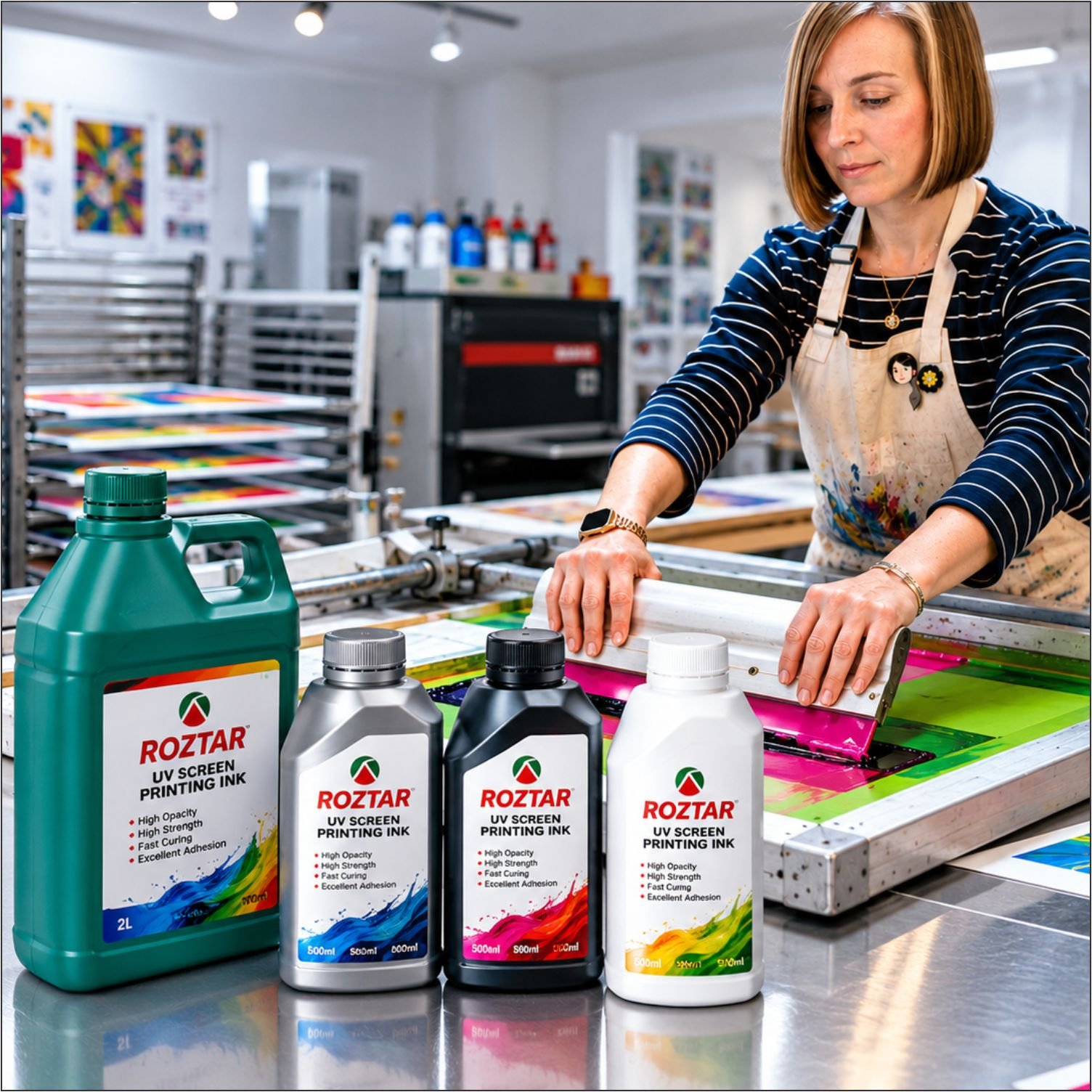 Roztar UV Screen Printing Inks