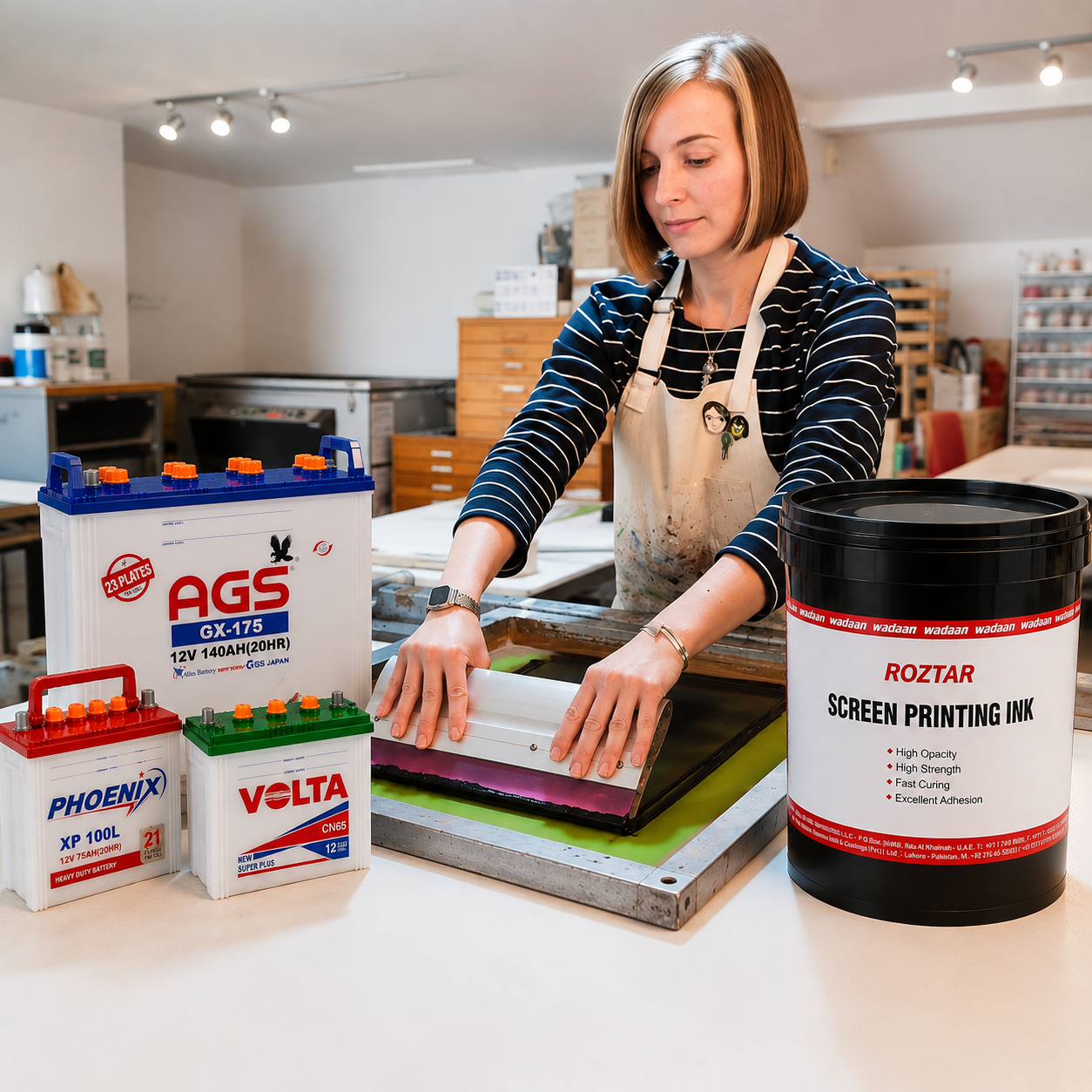 Polypropylene container printing application