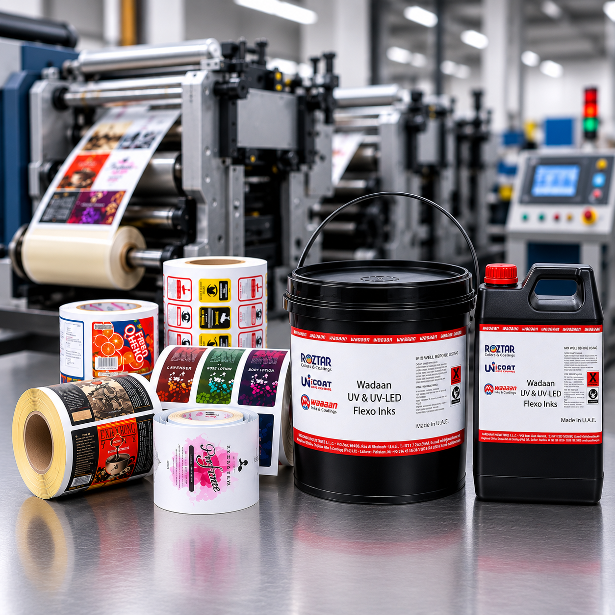 UV Flexo printing applications