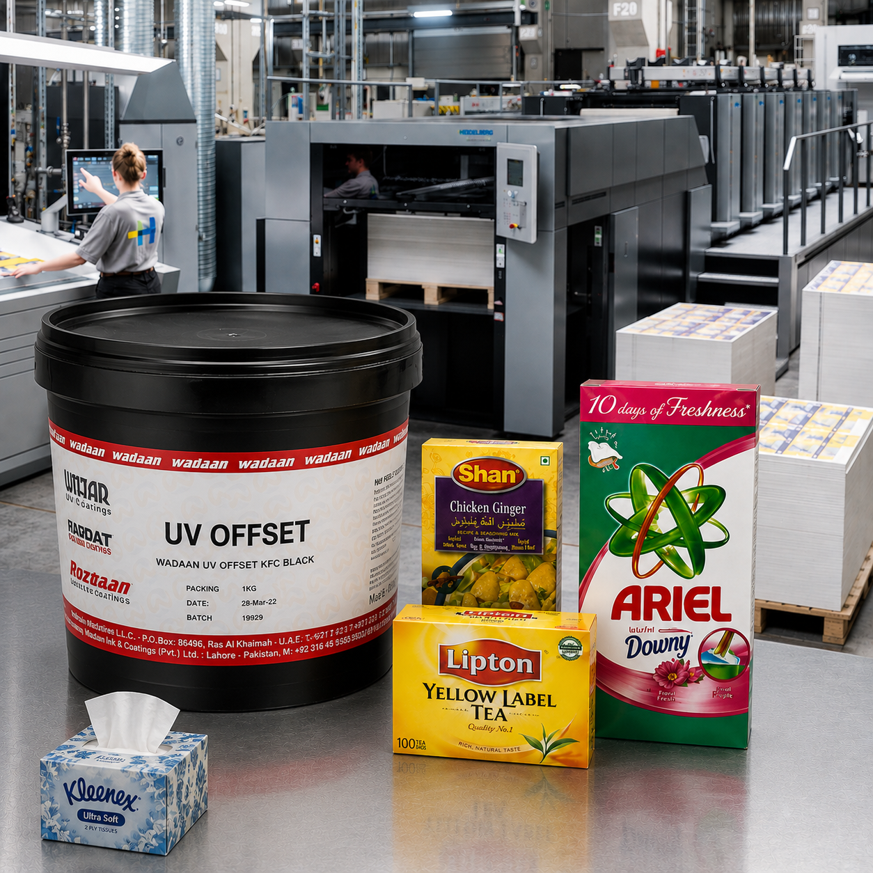 UV Offset printed consumer packaging