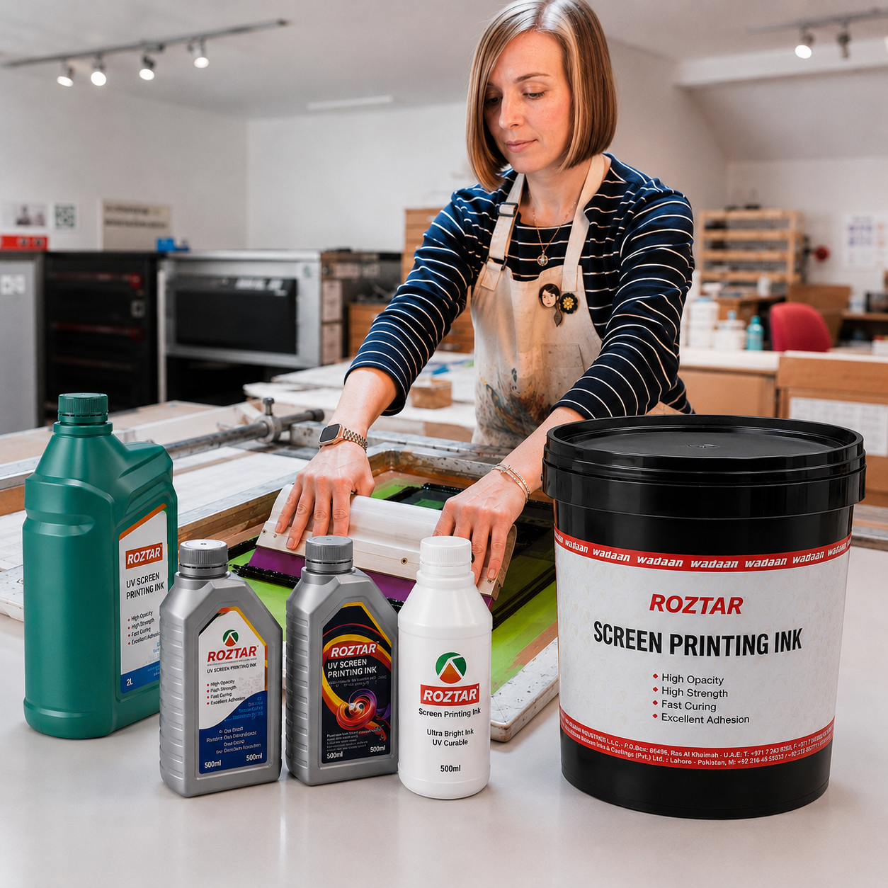 Roztar UV Screen Printing Inks